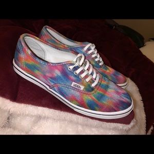 Tie dye vans